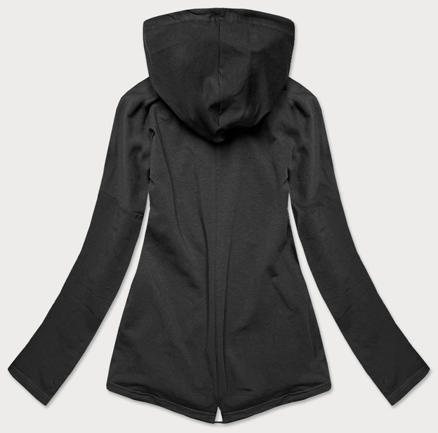 NARZUTKA BAWEŁNIANA Z NADRUKIEM ŻURAW CZARNA (58079)