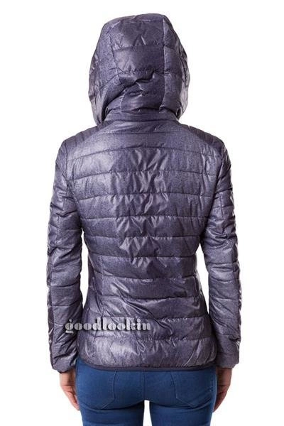 KURTKA HIKISS GRANATOWY MELANŻ (15NU)