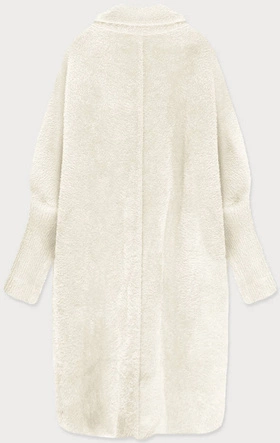 WEŁNIANA NARZUTKA ALPAKA ECRU (7102#)