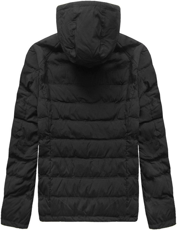 PIKOWANA KURTKA CZARNA (5082LJ)