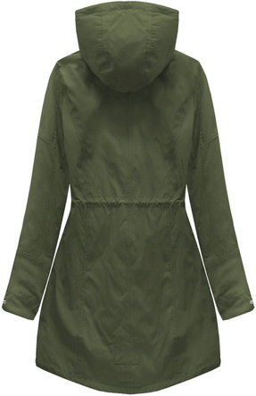 DWUSTRONNA PARKA Z KAPTUREM KHAKI (W0232BIG)