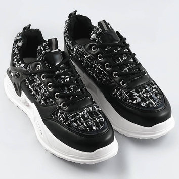 Buty sportowe damskie czarne (7003)