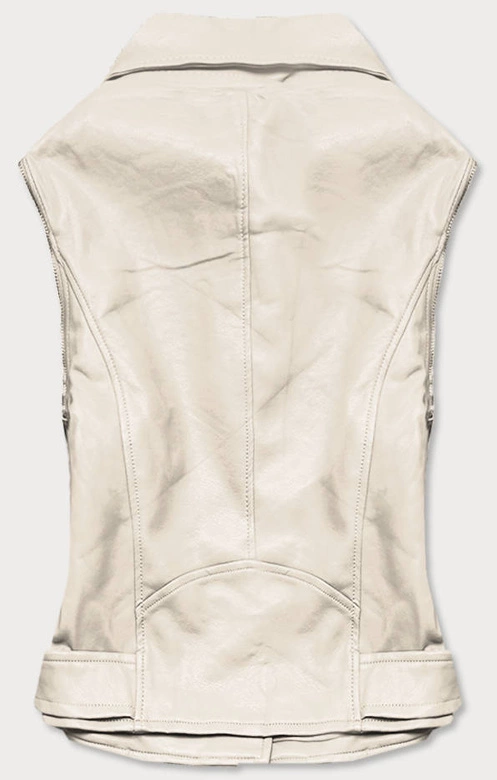 RAMONESKA - KAMIZELKA EKOSKÓRA ECRU (FL202050)