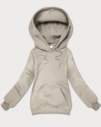 Luźna bluza kangurka z kapturem S'West beżowa (B-11#)