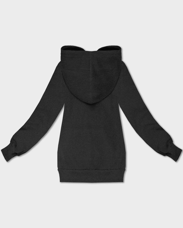 Rozpinana bluza damska z kapturem S'West grafitowa (B-12#)