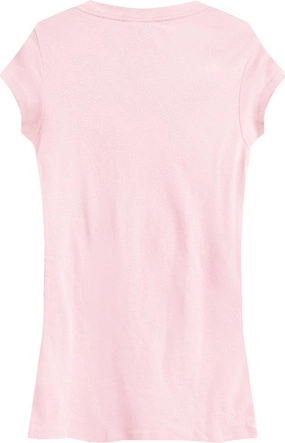 BAWEŁNIANA BLUZKA Z DŻETAMI PUDROWY RÓŻ (441/12ART)