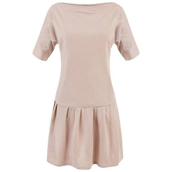 TUNIKA/SUKIENKA OVERSIZE PUDROWY RÓŻ (TN05)