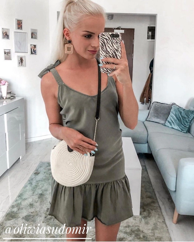 SUKIENKA Z FALBANĄ CIEMNONIEBIESKA (393/1ART)