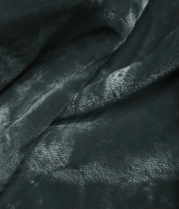 DAMSKA KURTKA PARKA ZIMOWA Z PODPINKĄ CIEMNOZIELONA (B2717-10)