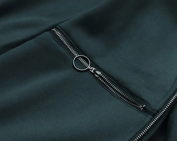 Taliowana bluza damska ciemnozielona (AMG-17)