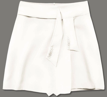 SPÓDNICO-SPODNIE ECRU (S062)