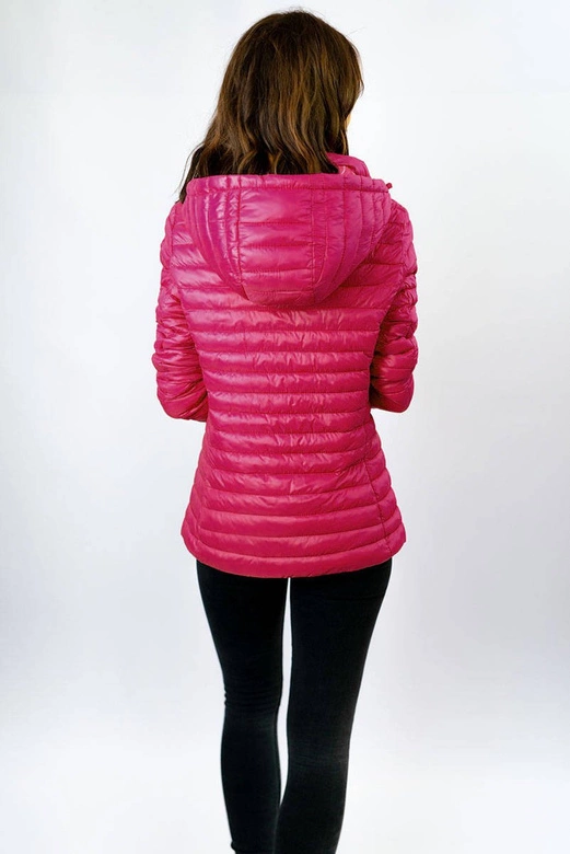 Damska kurtka dwustronna różowa (7174)