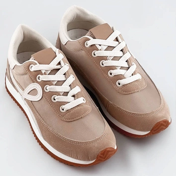 Buty sportowe damskie beżowe (dkb6052)