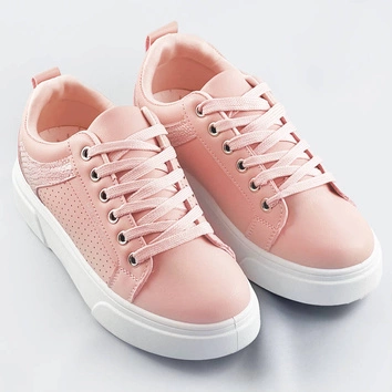 Buty sportowe damskie różowe (s221)