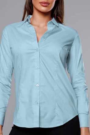 Klasyczna koszula damska jasnoniebieska (HH039-41)
