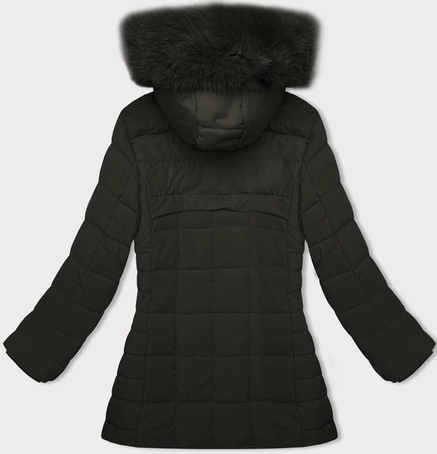 Pikowana kurtka zimowa damska J Style army (16M9119-136)