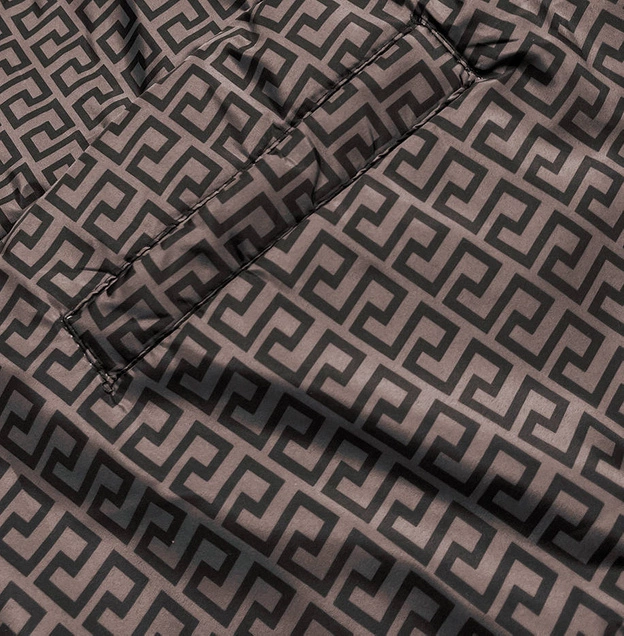 Dwustronna damska kurtka zimowa bordowo-brązowa (mhm-w556)