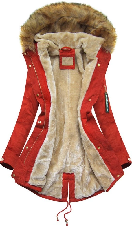BAWEŁNIANA PARKA CEGLANA (B505)