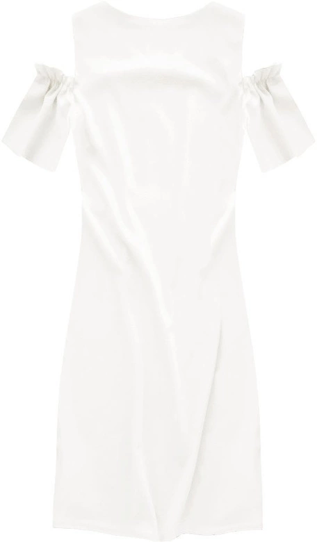 SUKIENKA Z OPUSZCZONYMI RĘKAWKAMI BIAŁA (106ART)