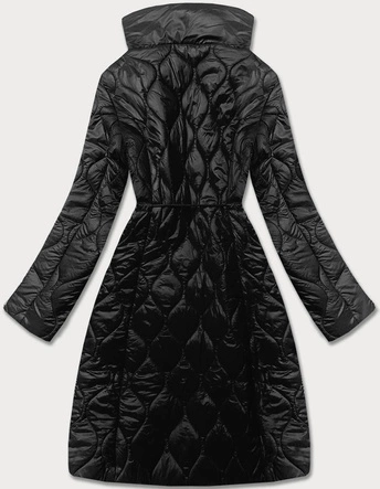 DAMSKA KURTKA PIKOWANA ZE STÓJKĄ CZARNA (20201130)