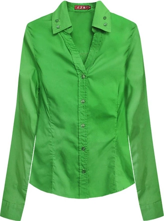 KLASYCZNA KOSZULA ZIELONA (X1135X)