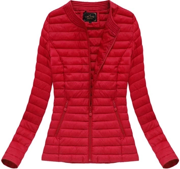 PIKOWANA KURTKA CZERWONA (7143BIG)