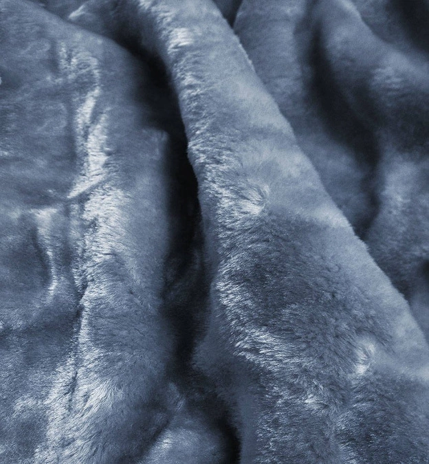 WODOODPORNA PARKA DAMSKA SZARONIEBIESKA (M-176)