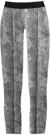 BŁYSZCZĄCE LEGGINSY W ZWIERZĘCY WZÓR CZARNO-SZARE (318ART)