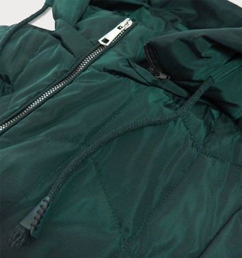 TRAPEZOWA KURTKA DAMSKA ZIELONA (959)