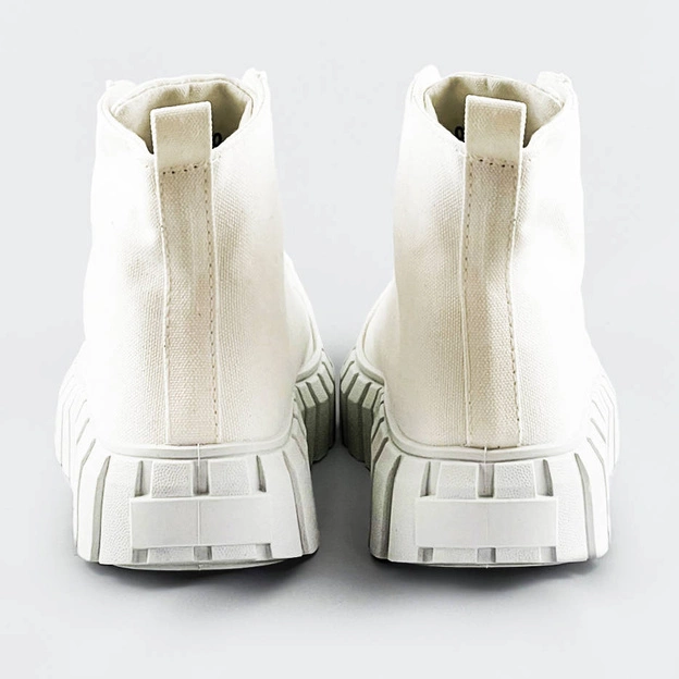 Sznurowane trzewiki białe (xa060)