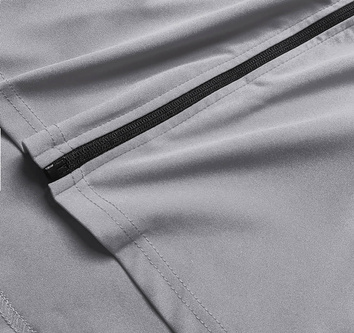 Bluza z asymetrycznym dołem szara (hd153-03)