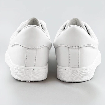 Sznurowane sneakersy damskie białe (bf-025)