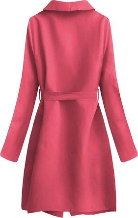 MINIMALISTYCZNY PŁASZCZYK RÓŻOWY (552ART)