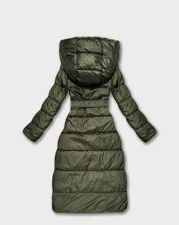 Zimowa kurtka dwustronna futerko Minority khaki (P3-6020-22)