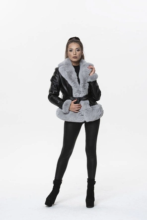 RAMONESKA Z FUTERKIEM CZARNO-SZARA (1905)