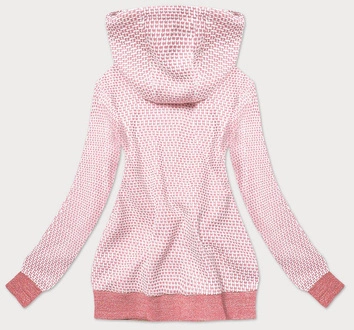 OCIEPLANA BLUZA DAMSKA RÓŻOWA (58043)