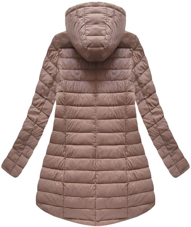 PIKOWANA KURTKA Z KAPTUREM ANTYCZNY RÓŻ (7471-PLUS)