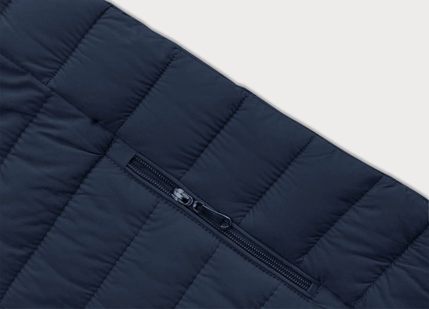 Przejściowa pikowana kurtka damska granatowa (16M9109-215)