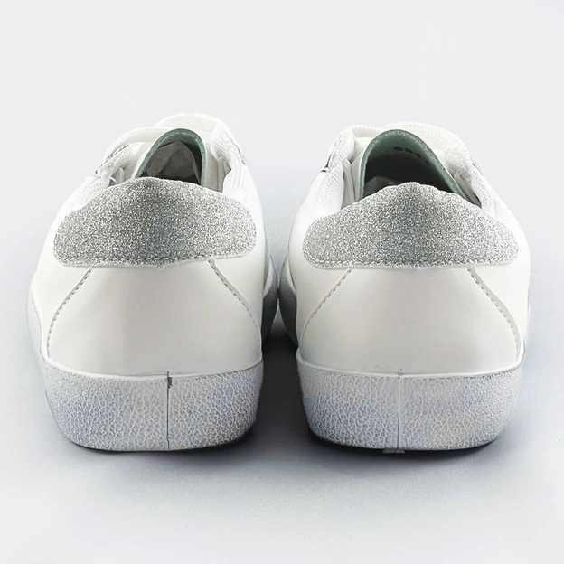 Damskie trampki z motywem zwierzęcym biało-czarna zebra (6343)