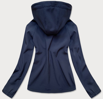 SPORTOWA KURTKA DAMSKA TYPU SOFTSHELL GRANATOWA (HH027)