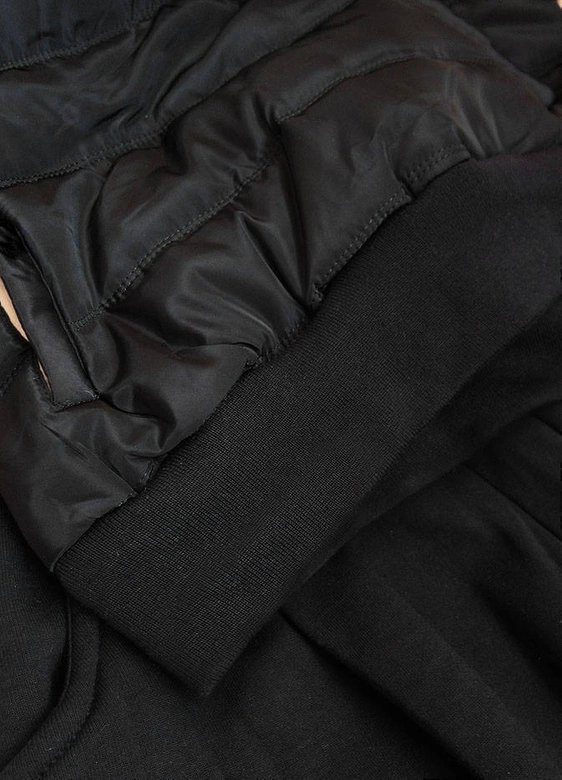 Komplet sportowy damski czarno-beżowy (amg580/1)