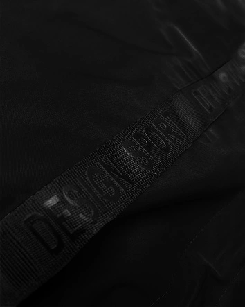 Prosta kurtka damska z kapturem LHD czarna (LHD-24592)