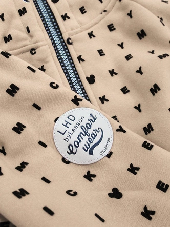 DRES DAMSKI MYSZKA MIKI BEŻOWY (AMG748)