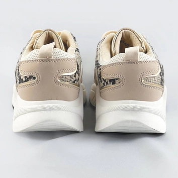 Sportowe buty damskie beżowe (6348)