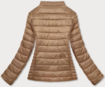 CIENKA KURTKA DAMSKA ZE STÓJKĄ BRĄZOWA  (BH-2006)