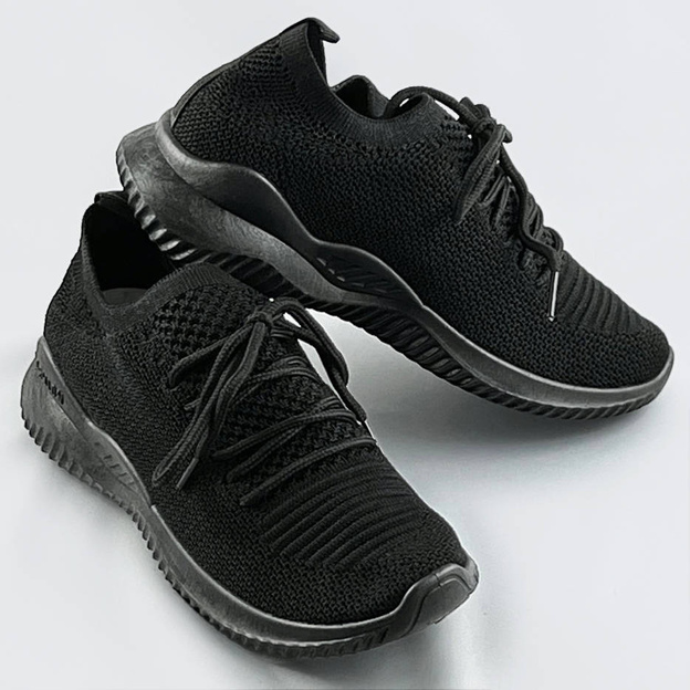 LEKKIE BUTY SPORTOWE DAMSKIE CZARNE (XA052)