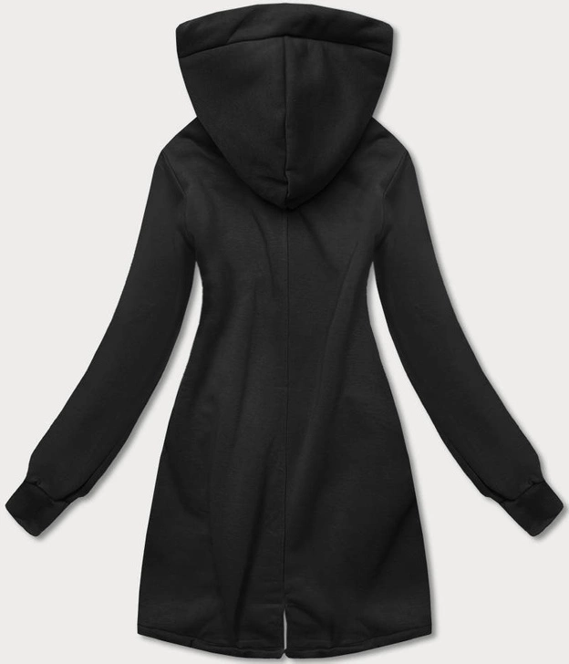 TALIOWANA BLUZA DAMSKA CZARNA (AMG-817)