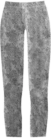 BŁYSZCZĄCE LEGGINSY W ZWIERZĘCY WZÓR CZARNO-SZARE (325ART)