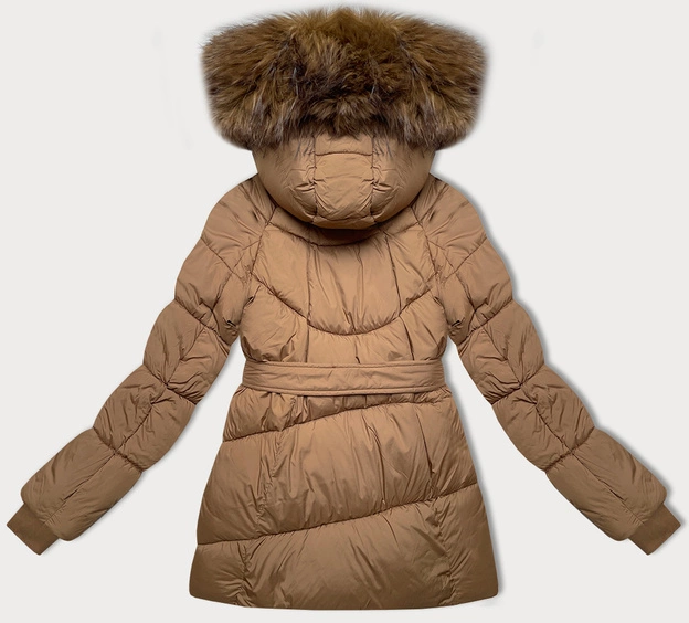 Przejściowa kurtka damska bombka J Style camel (5M3238-62)