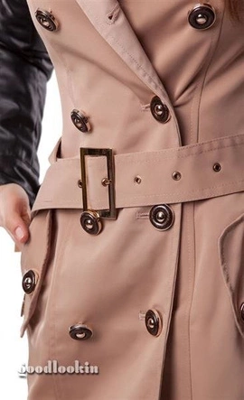 BEŻOWY TRENCZ ZAC&ZOE (CH018)